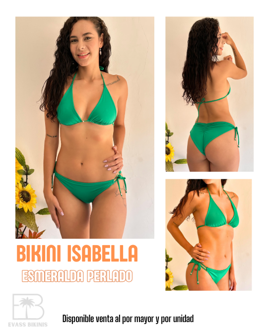 Isabella perlado esmeralda